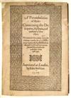 LAMBARD, WILLIAM. A Perambulation of Kent: Conteining the Description, Hystorie, and Customes of that Shyre. 1596. Lacks folding map.